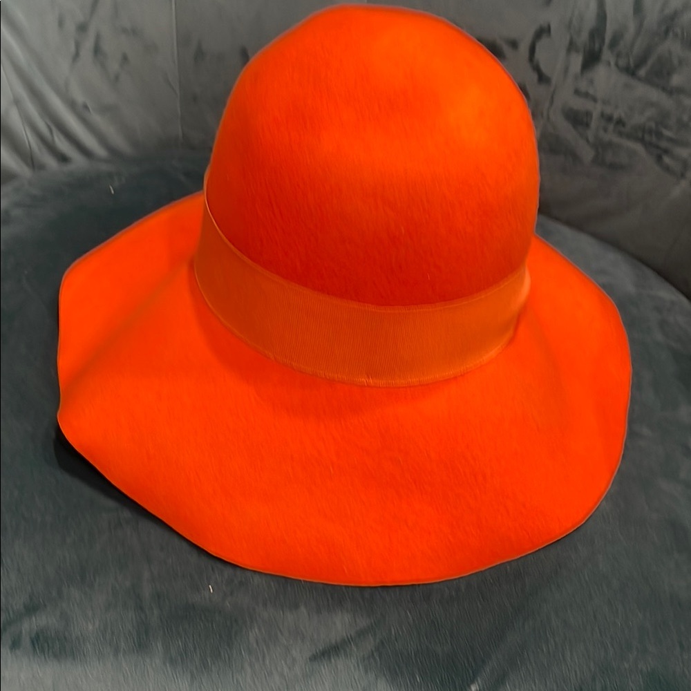 Vibrant Orange Women's Hat - vintage Aqua brand